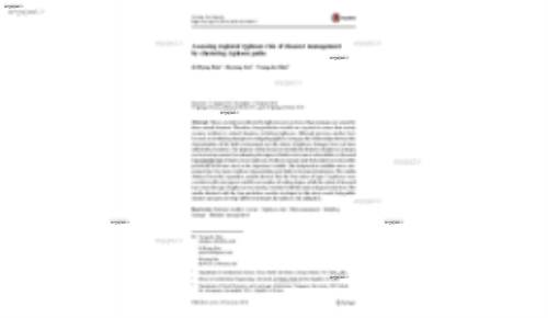 Assessing regional typhoon risk of disaster management by clustering typhoon paths